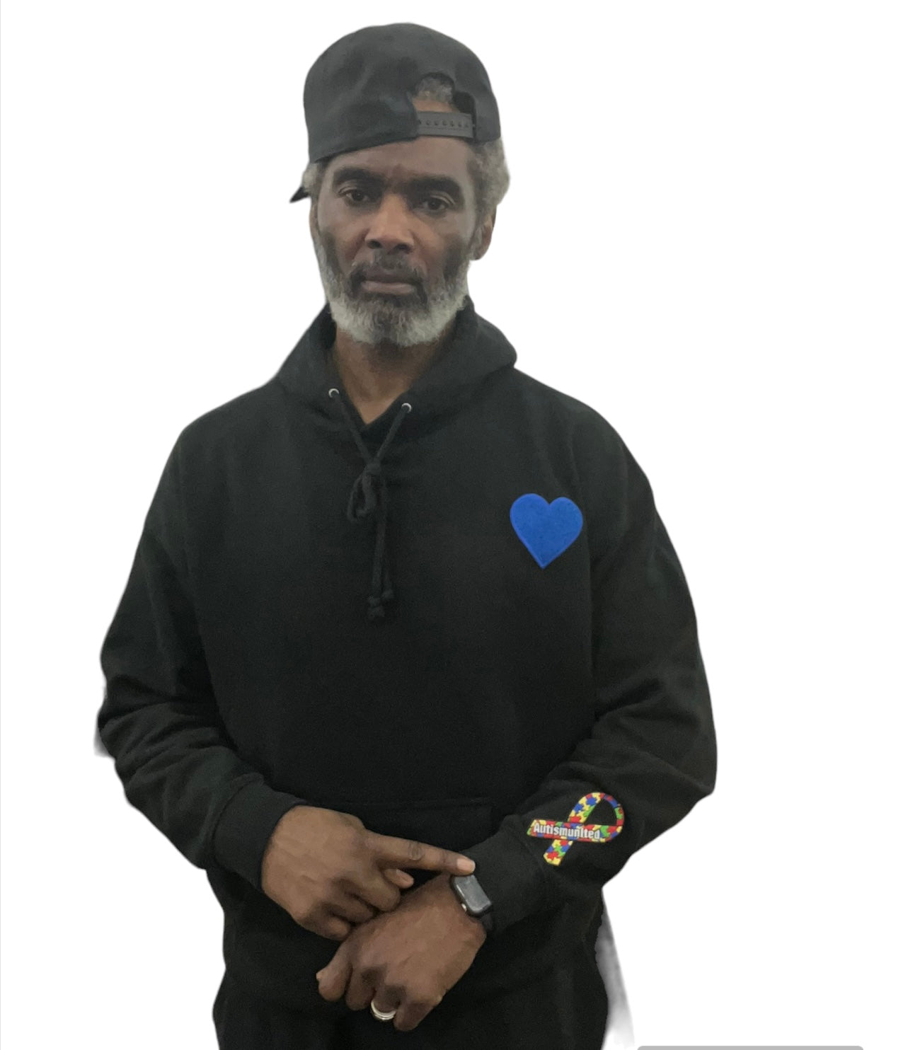 blue chenille Patch π