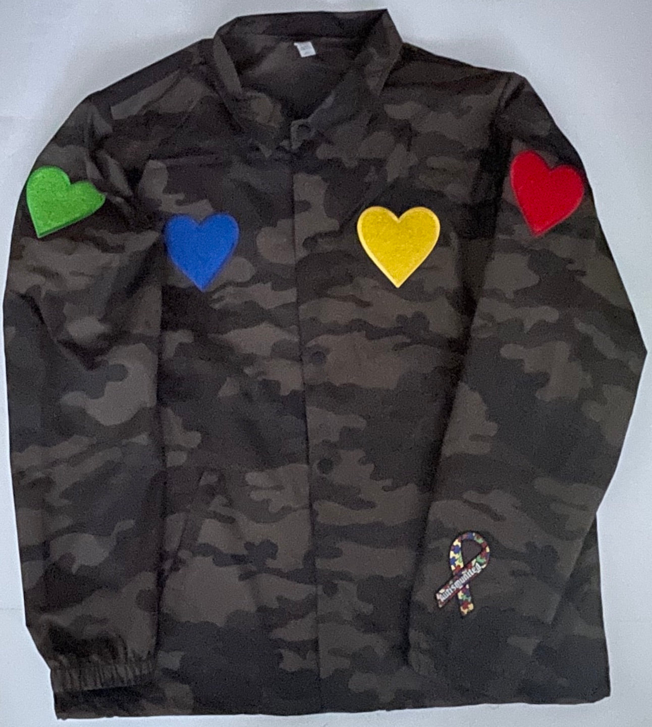 EXCLUSIVE AutismUnited Camo Coaches Jacket LIMITED EDITION