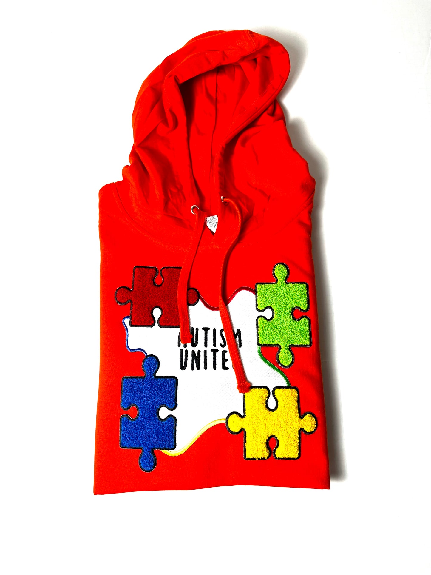 Orange Chenille Patch