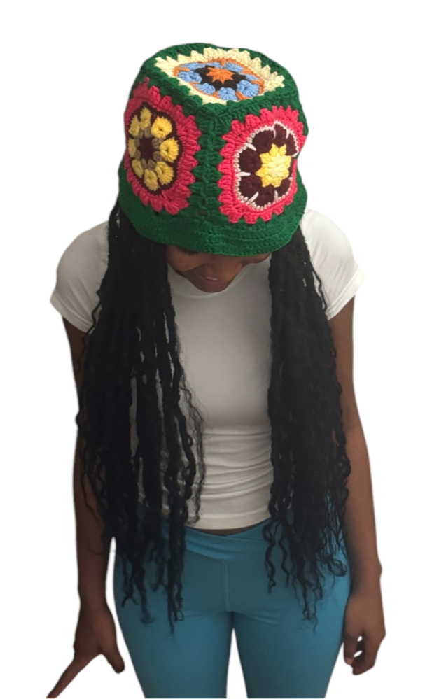 2024 New Custom Summer Beach Hat Unisex  High Quality Handmade Crochet Bucket Soft Fabric Fashionable
Style Unique Printing