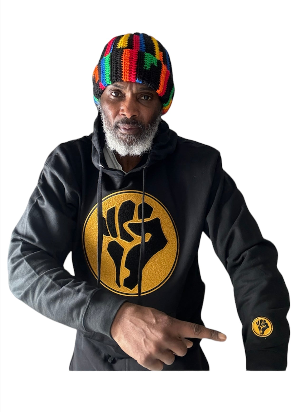 Chenille Patch B&G Power Hoody FREE BEANIE with purchase Just add BEANIE to cart + FREE SHIPPING