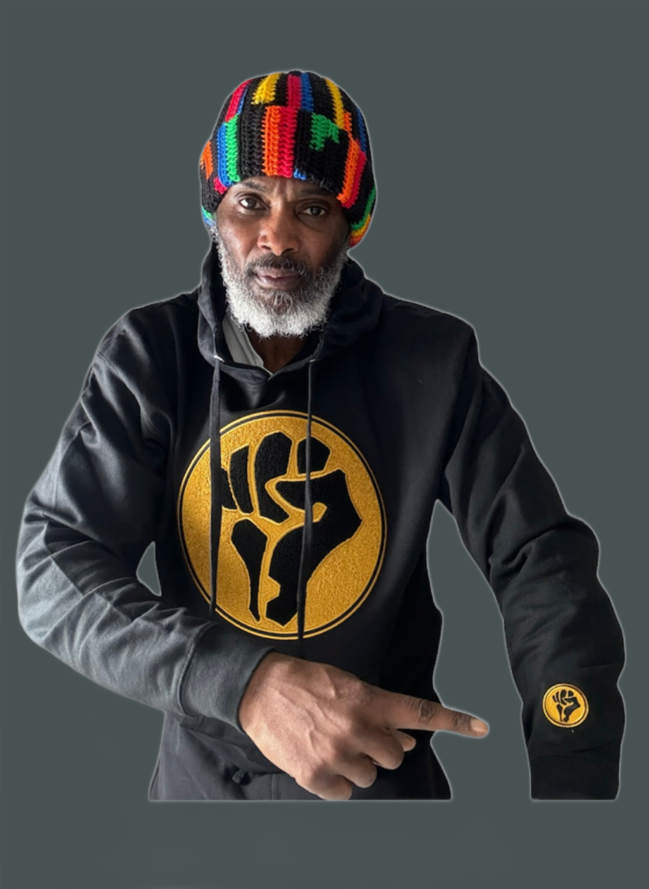 Chenille Patch B&G Power Hoody FREE BEANIE with purchase Just add BEANIE to cart + FREE SHIPPING